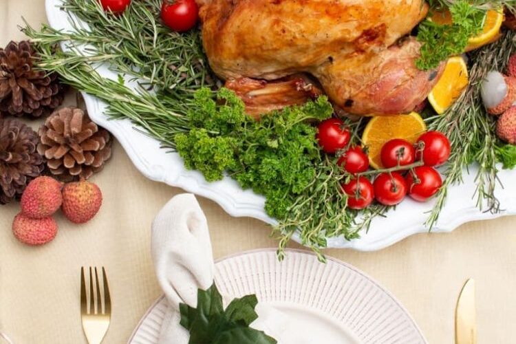 Ceia deliciosa de Natal e Ano Novo: Receitas saudáveis para manter a forma durante as festas.