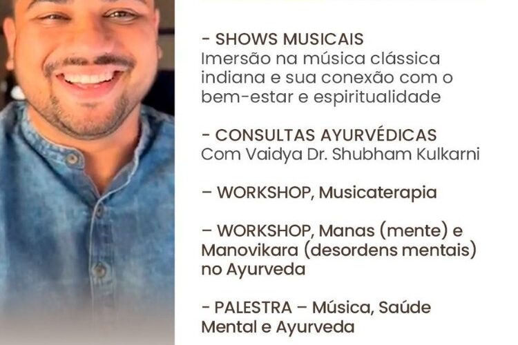 “Tour Ayurvédico no Brasil: Dr. Shubham Kulkarni apresenta agenda completa para 2025”